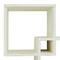 White Fir Contemporary Wall Shelf, 34" x 12" x 22"